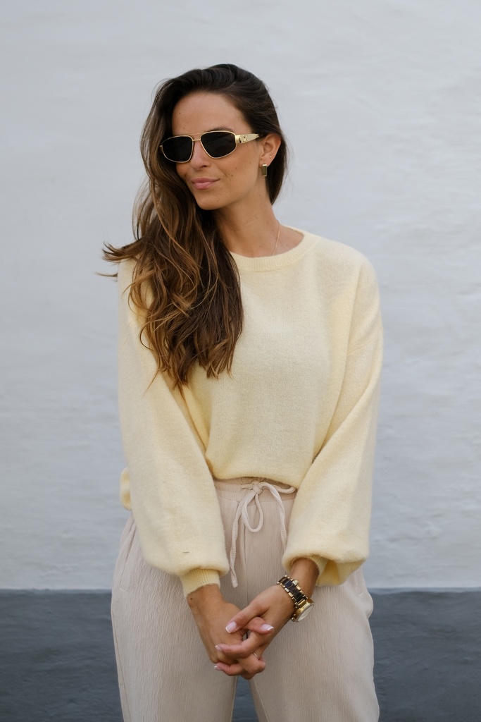 Alicante Knit Pastel Yellow