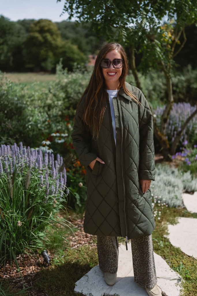 Quilted Coat Cilla Deep Depths