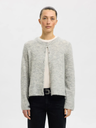 Knit Cardigan Lulu LS Light Grey