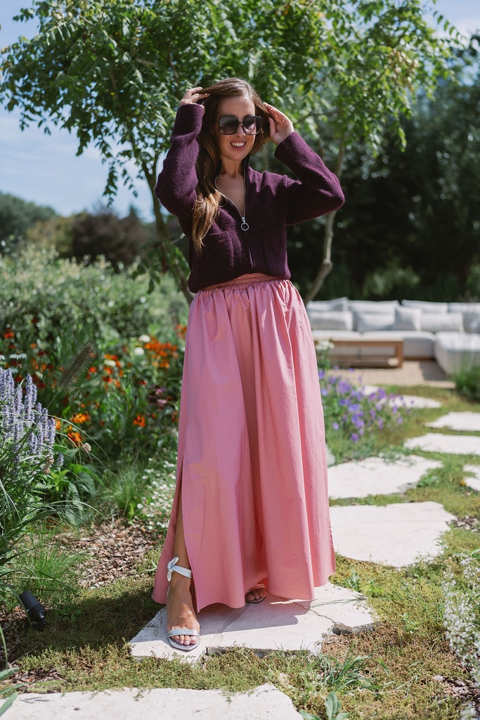 Long Skirt Louise Vieux Rose