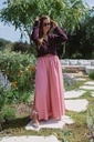 Long Skirt Louise Vieux Rose