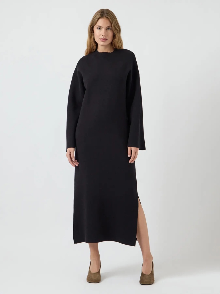 Long Knit Dress Elma Black
