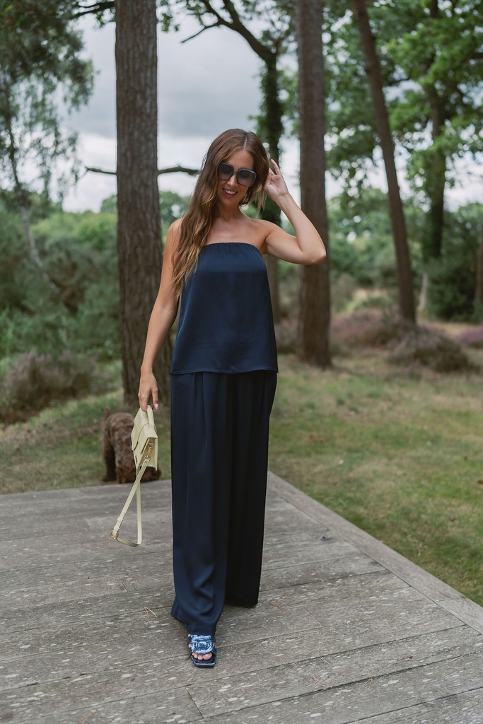 Wide Pants Leonore Dark Sapphire