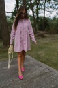 Denim Dress Jenka LS Pink