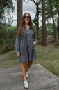 Denim Dress Jenka LS Grey