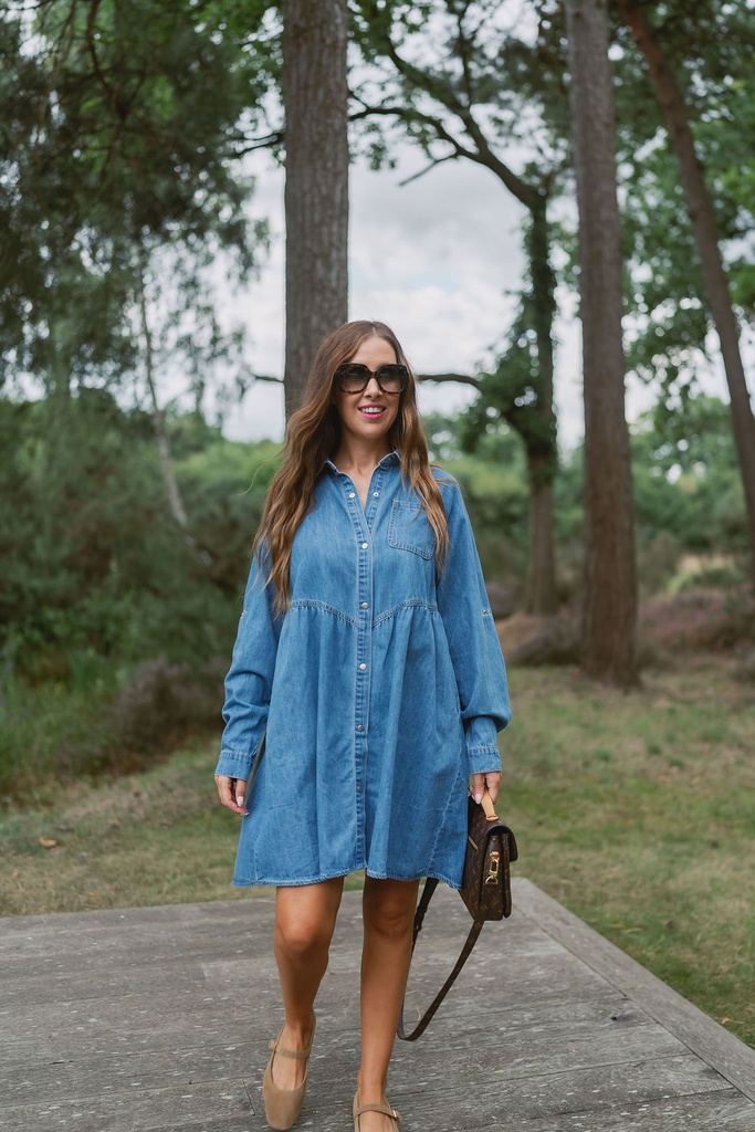 Denim Dress Jenka LS Blue
