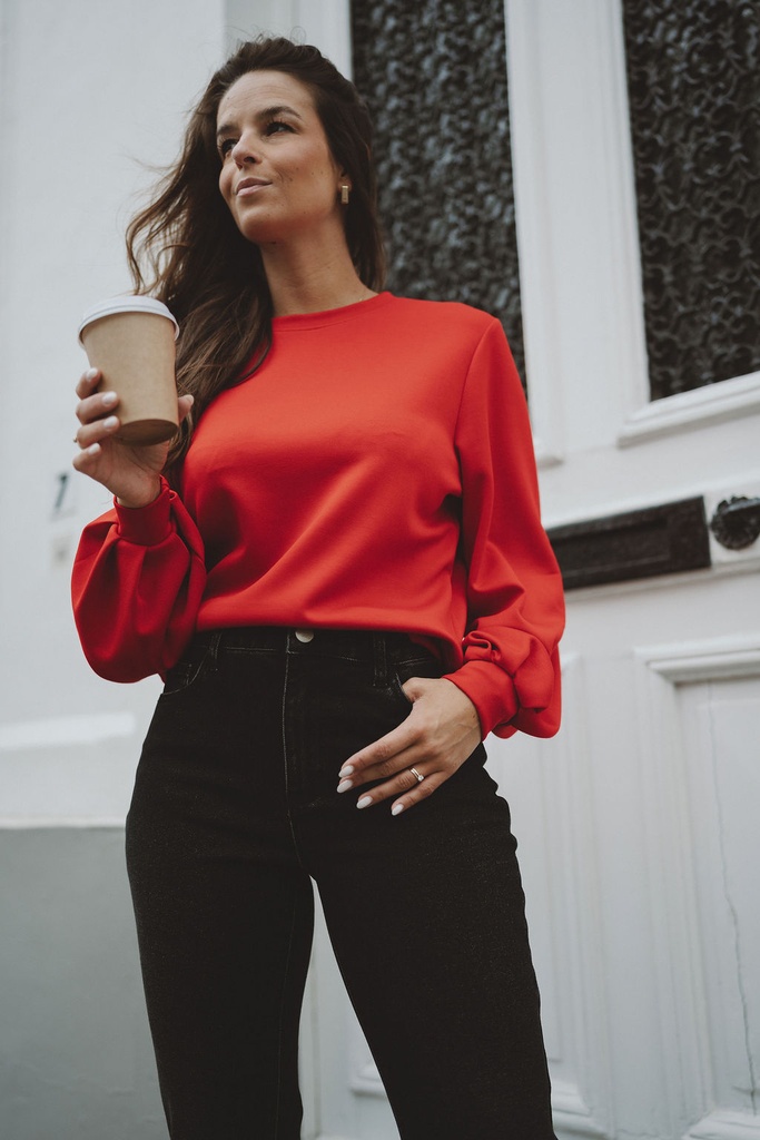 SC Blouse Sweater Red