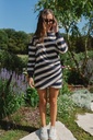Striped dress Navy