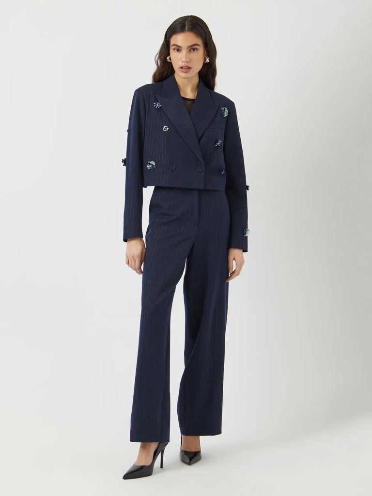 Wide Pants Midnight Navy Blazer