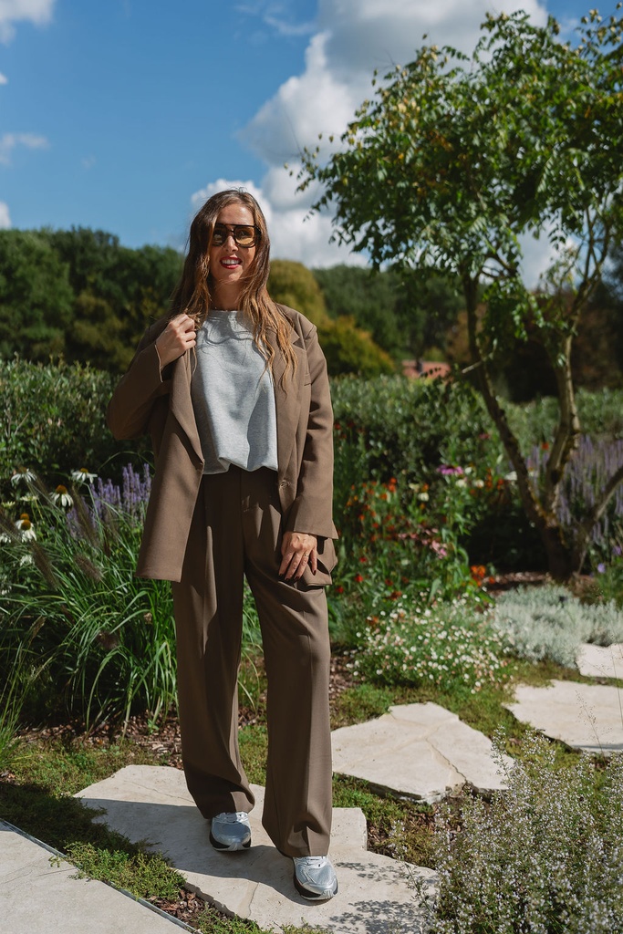 Oversized Blazer Brown