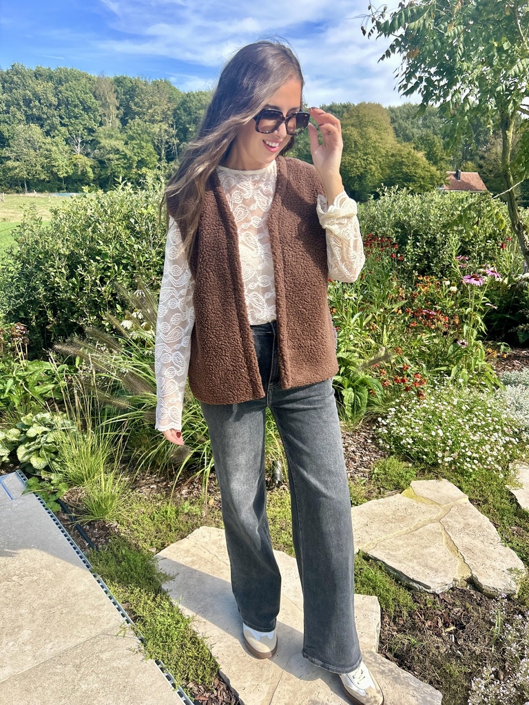 Teddy Vest Max Chocolate