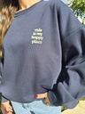 Sweater Happy Place Navy