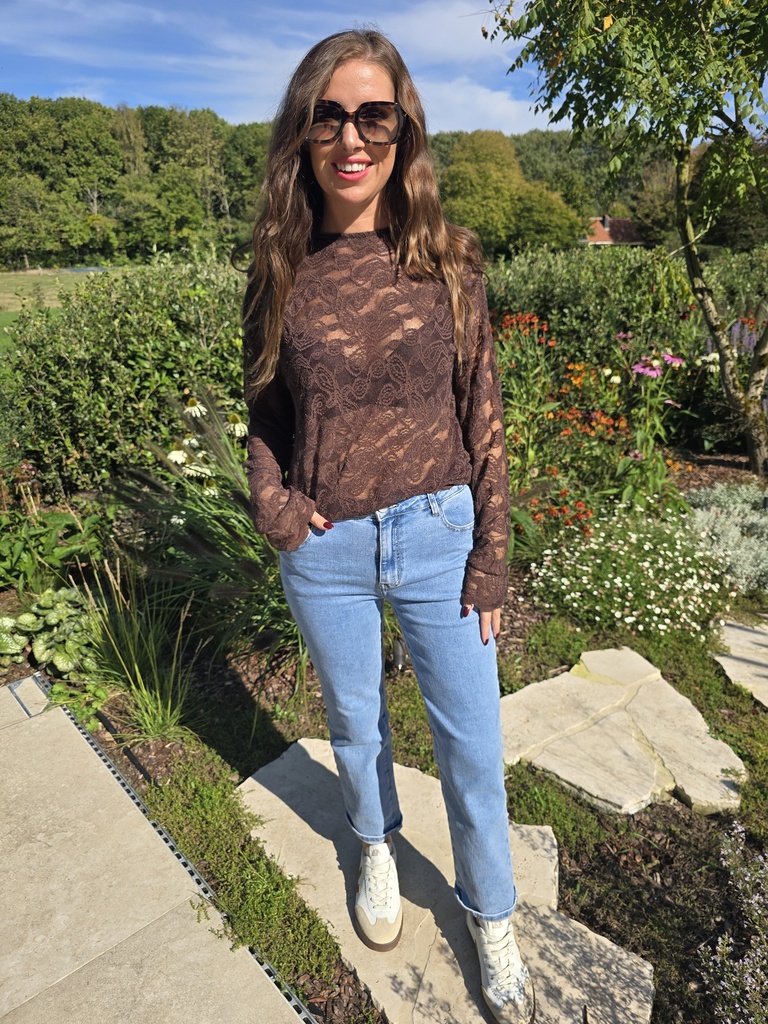 Lace Top Chocolat