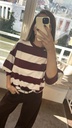 Striped Shirt Celia Burgundy