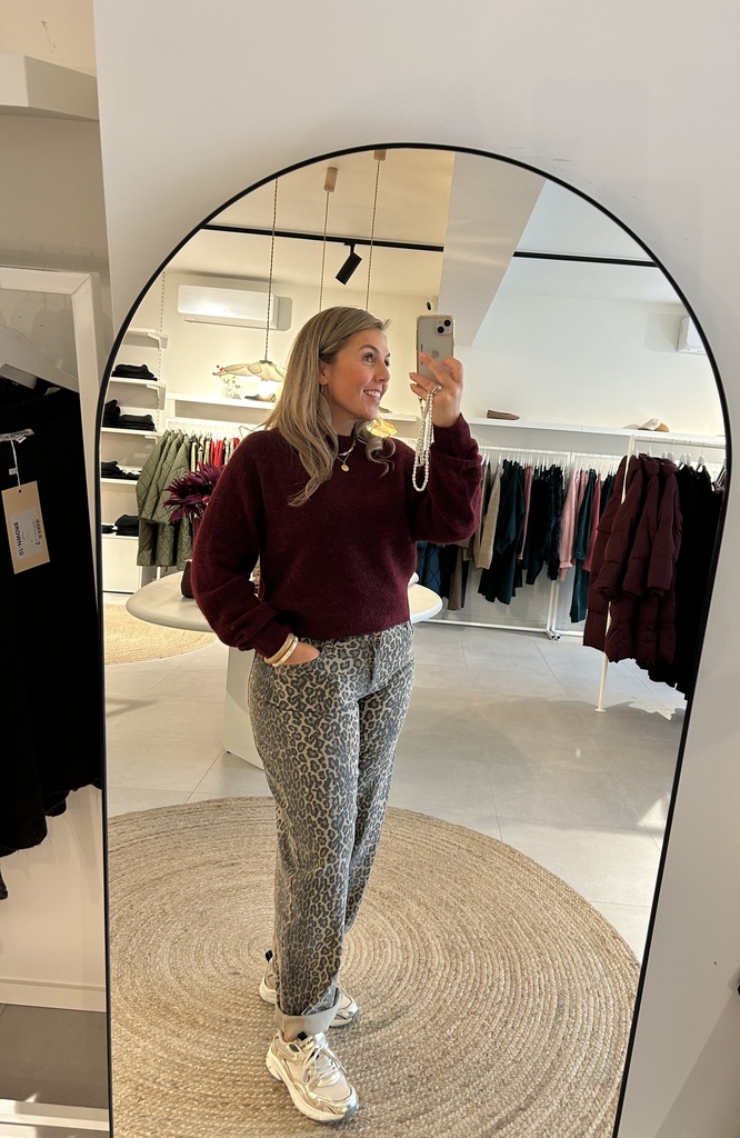Barrel Jeans Leopard