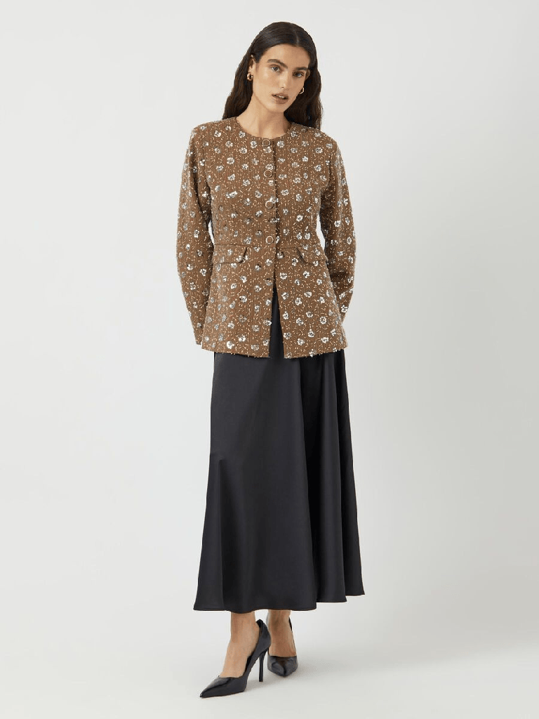Blazer Soller Taupe Gray