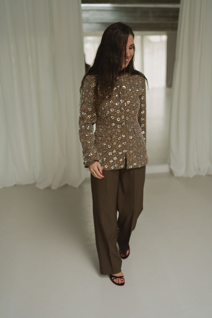 Blazer Soller Taupe Gray