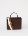 Jackie Midi Striped Strap Chocolate