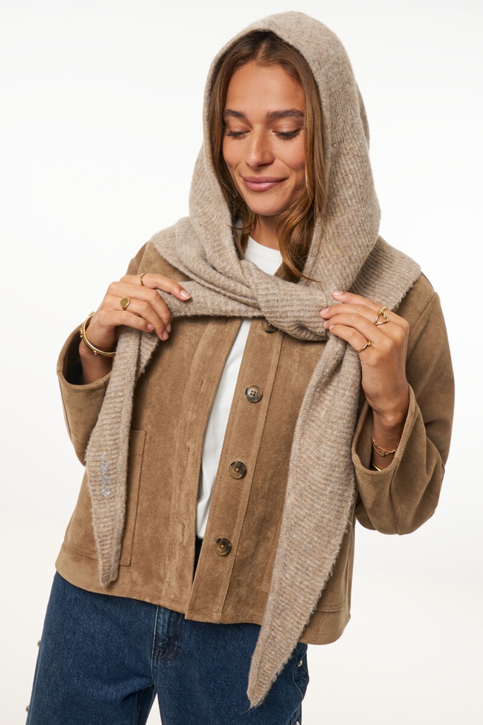 MY Capuchon Sjaal Beige