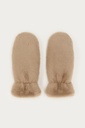 MY Gloves Faux Fur Beige