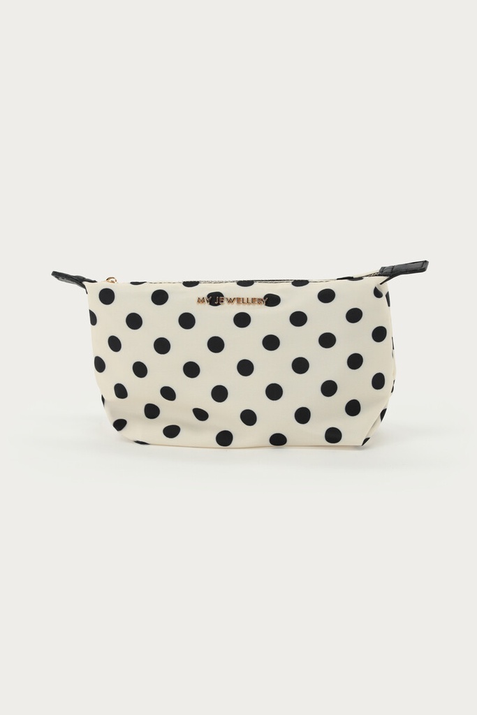 MY Kleine Toilettas Wit Polkadots