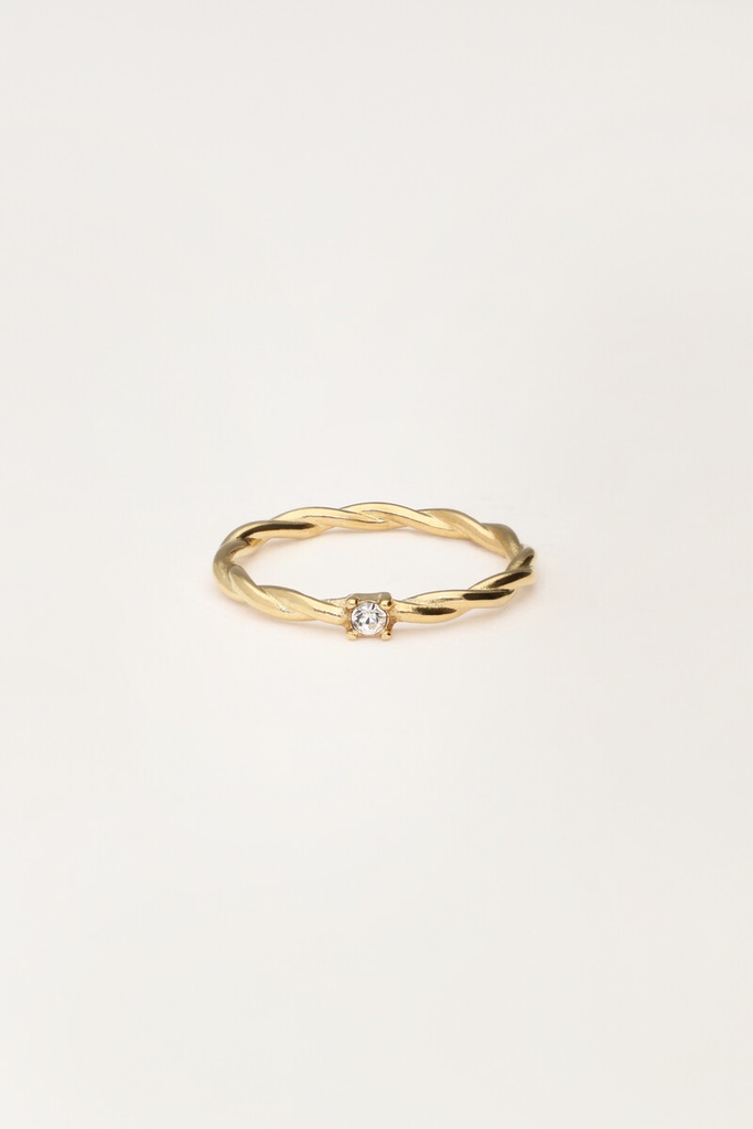 MY Single Ice Cube Ring Maat 18