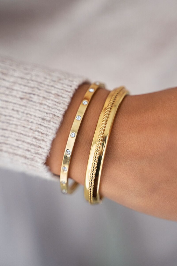 MY Bangle Armband Transparante Stenen