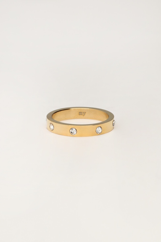 MY Ring Met Transparante Stenen