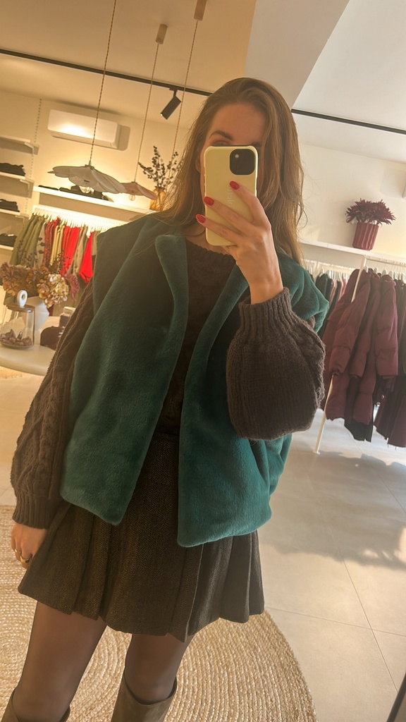 Skirt Chevron Brown