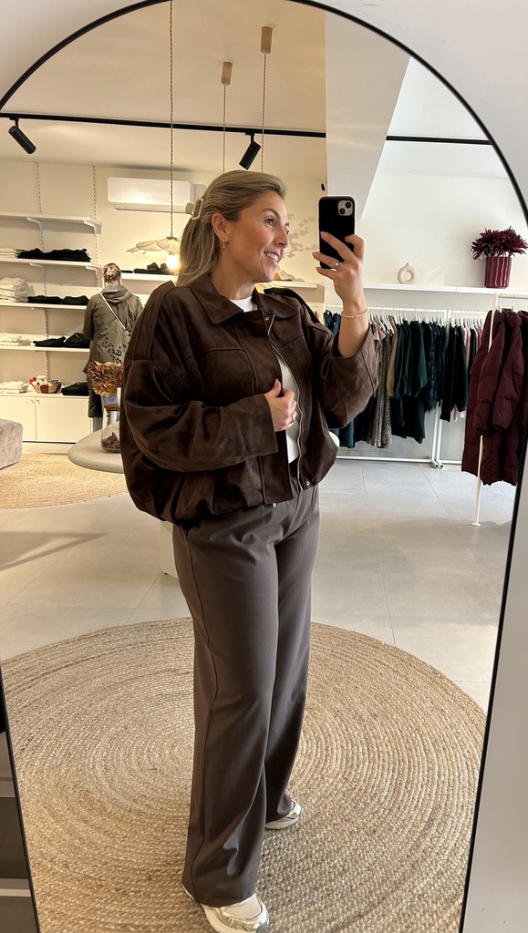 Bomber Carla Chocolate
