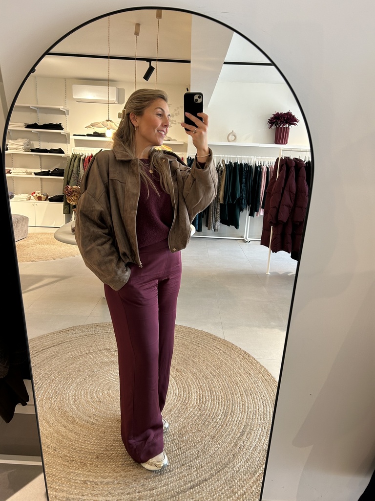 Bomber Carla Taupe