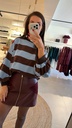 Striped Shirt Celia LS BrownBlue