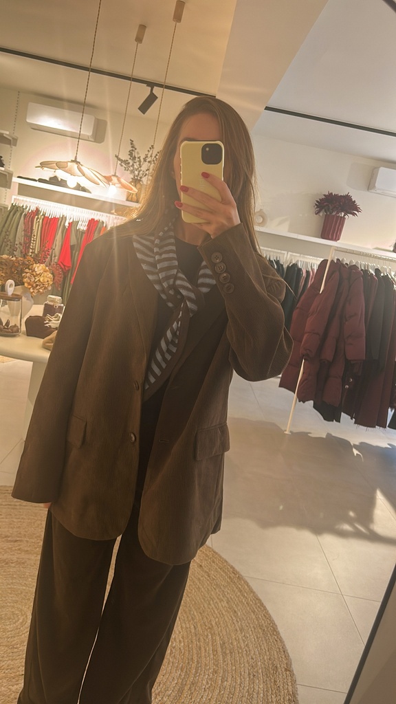 Blazer Corduroy Coffee
