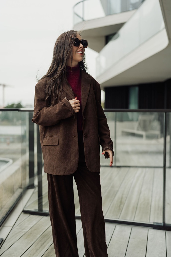 Blazer Corduroy Coffee