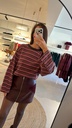 Striped Shirt Brown/Pink
