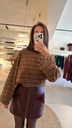 Striped Shirt Burgundy/Olive