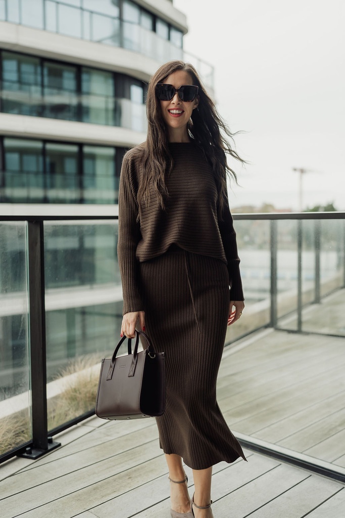 Knit Set Camille Chocolat