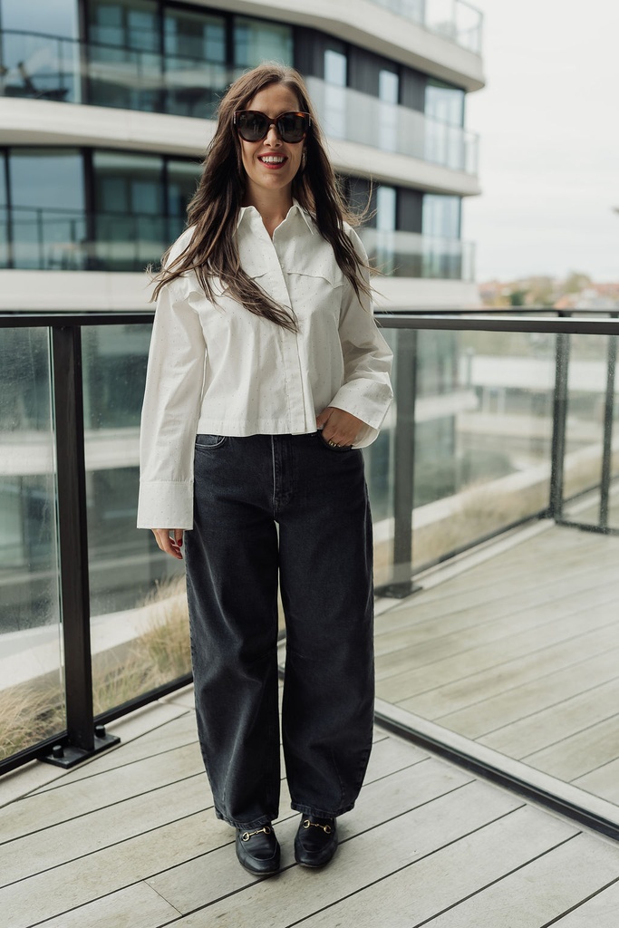 Barrel Jeans Loose Ane-Kori Grey