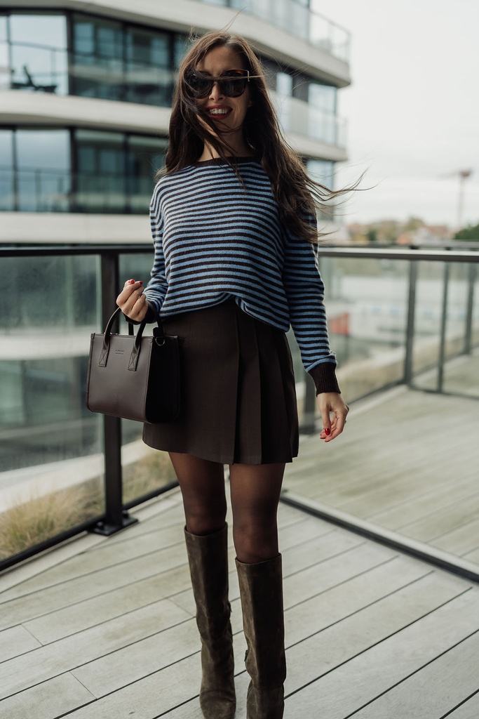 PREORDER Kiara Mini Skort Brown