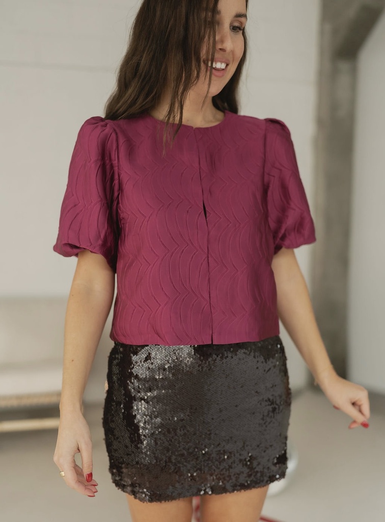 2/4 Short Top Limo Boysenberry