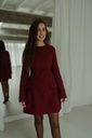 Dress Cinched Burgundy