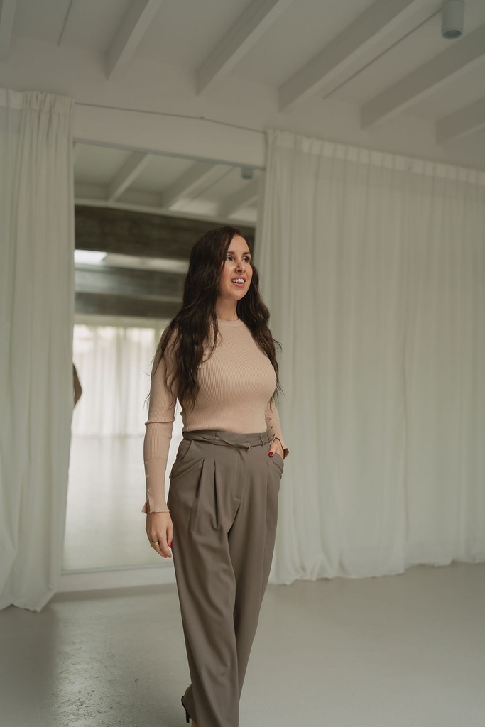 Knit Shirt Laurence Beige