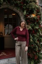Knit Top Vanessa Burgundy