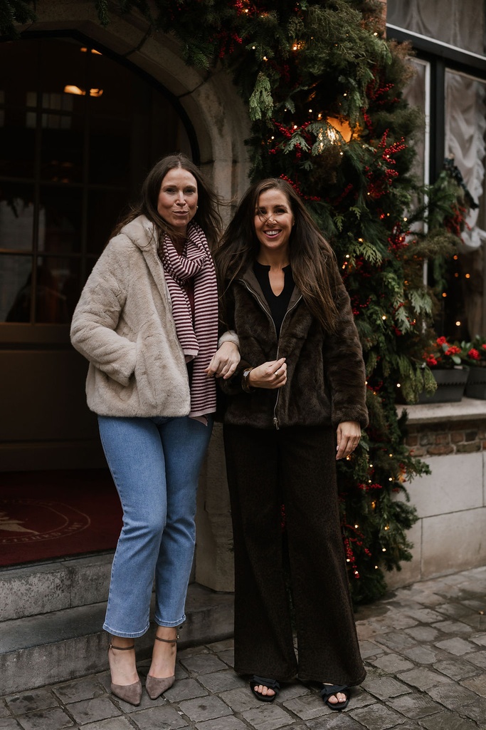 Short Fluffy Jacket Brown