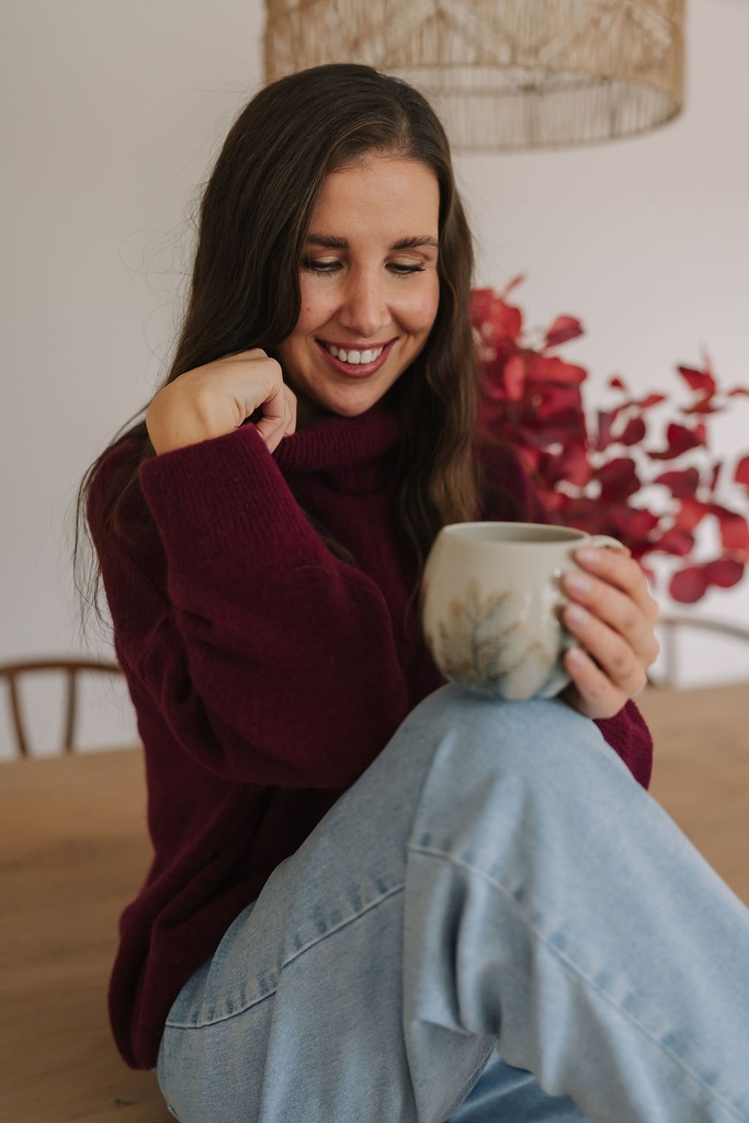Oliva knit Burgundy