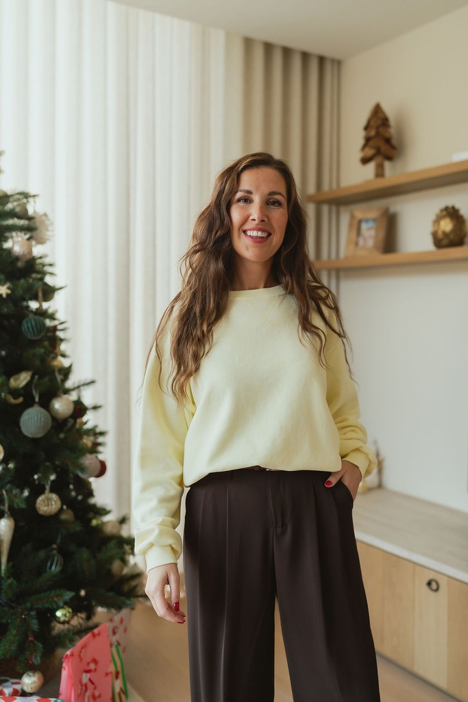 Sweater Abby Pastel Yellow