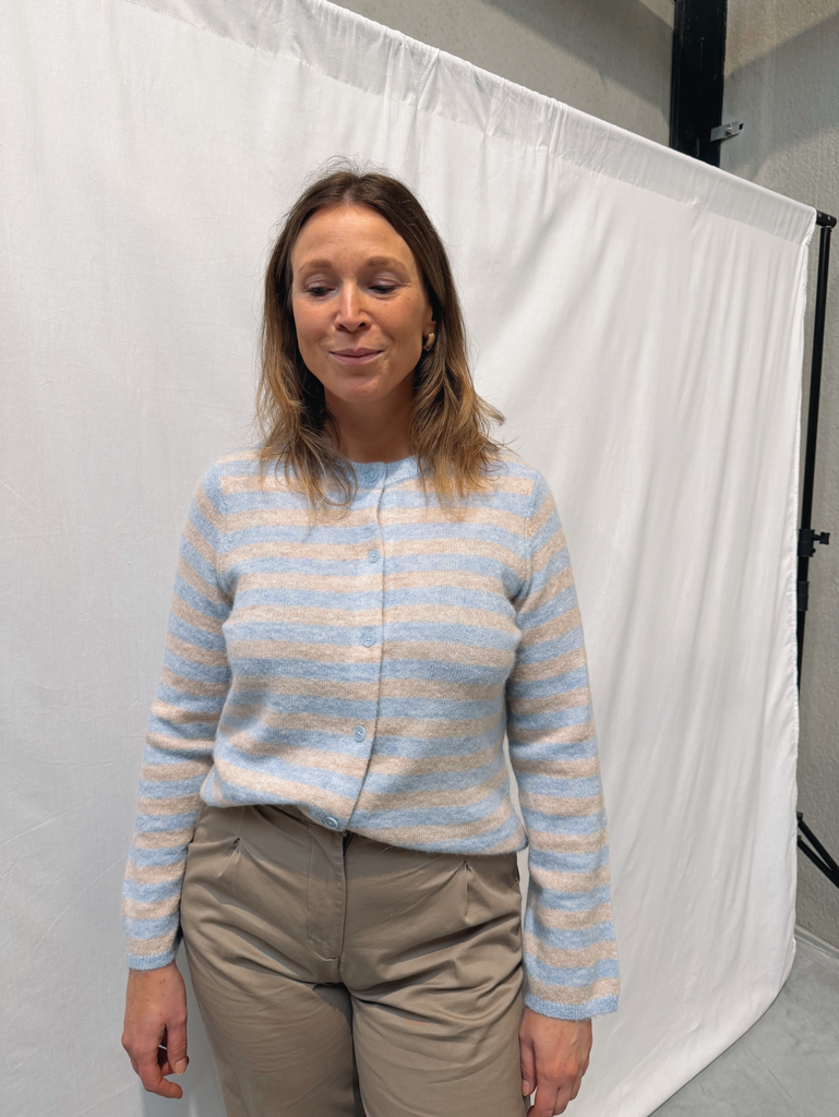 Knit Cardigan Lulu New Cashmere Blue