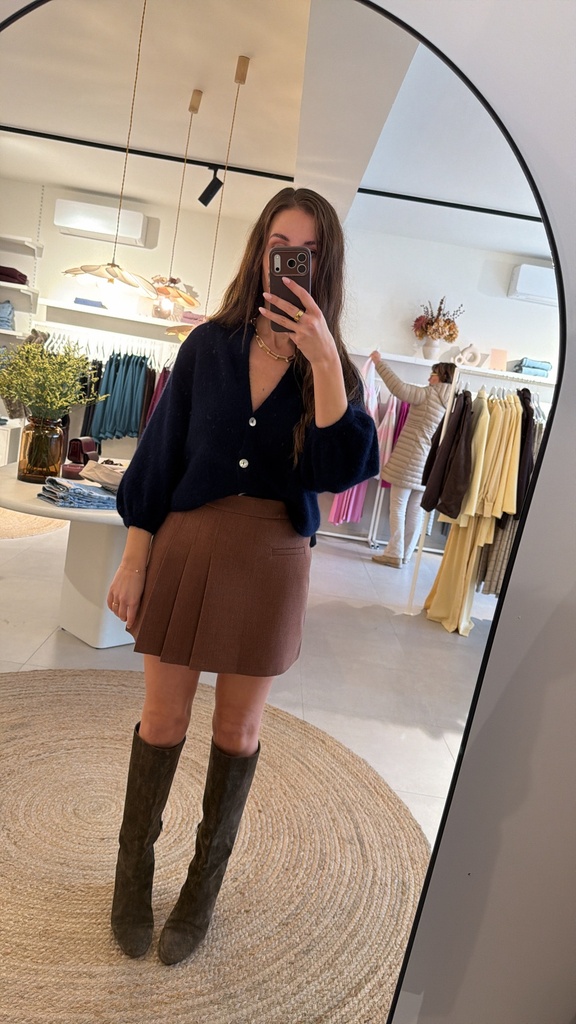 Knit Cardigan Amaya Navy