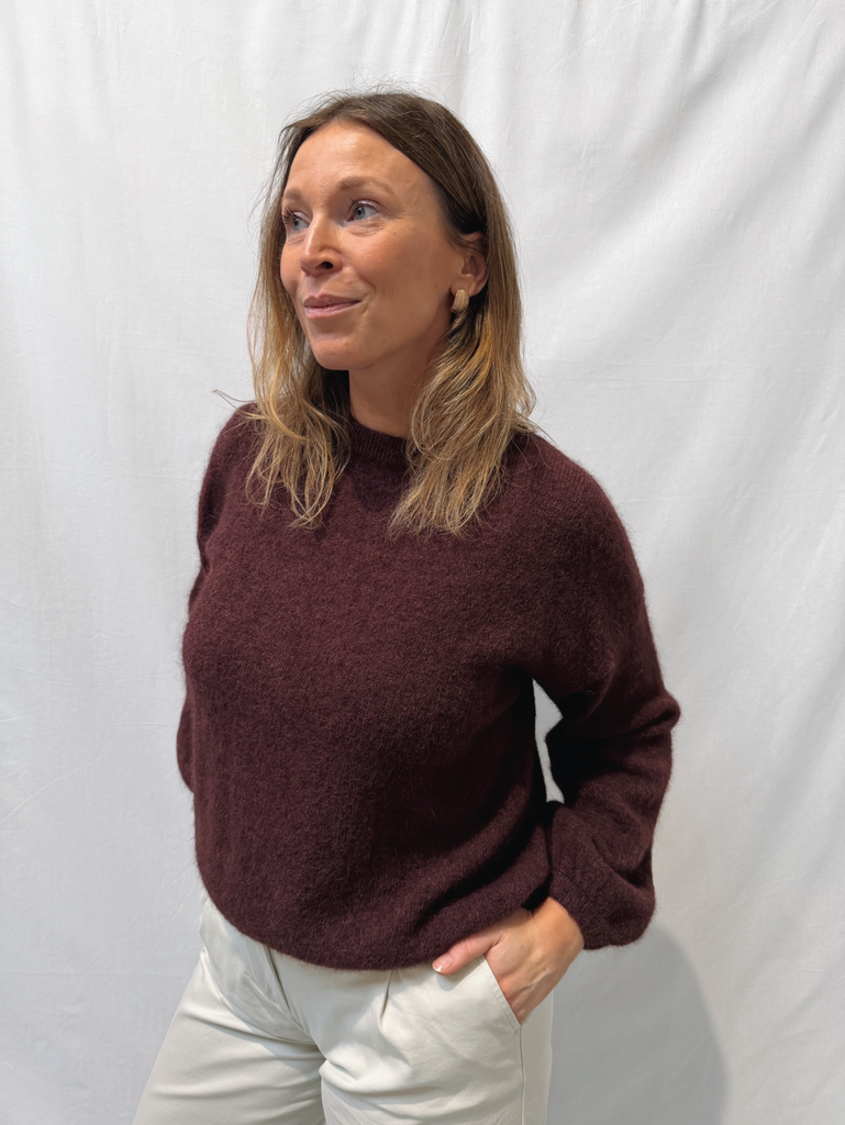 Alora Knit Aubergine