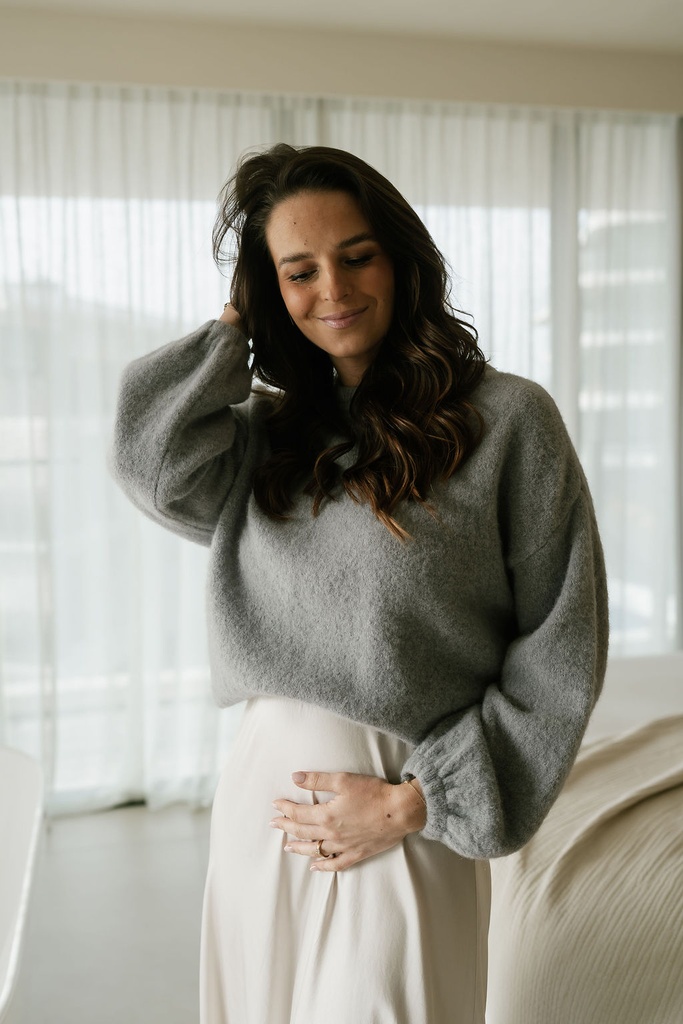 Alora Knit Grey Melange